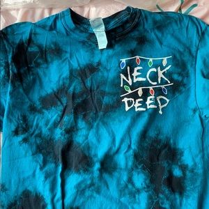 Stranger things neck deep band teee